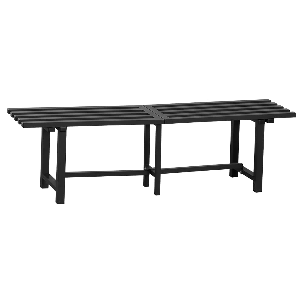 DHYGOTFUR Chic & Robust 300 LBS Capacity Aluminum Plant Stand - Your Indoor & Outdoor Plant Display Solution, Size: L47.2 x W11.4 x H13.8 inch.