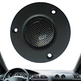 Universal Fahrzeug Stereo - 2,95 Zoll 4 Ohm Seidenfilm Hochtöner HiFi Dome Treble Lautsprecher | 30W Auto Hochtöner, Auto Lautsprecher Horn Hochtöner, 3000-20000Hz Auto Audio für LKW Motorrad