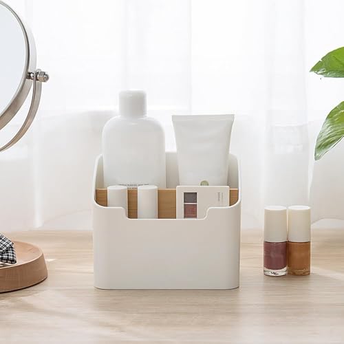 Image of Poeland Remote Control Holder Desk Storage Organizer Box Container for Desk, Office Supplies, Home
