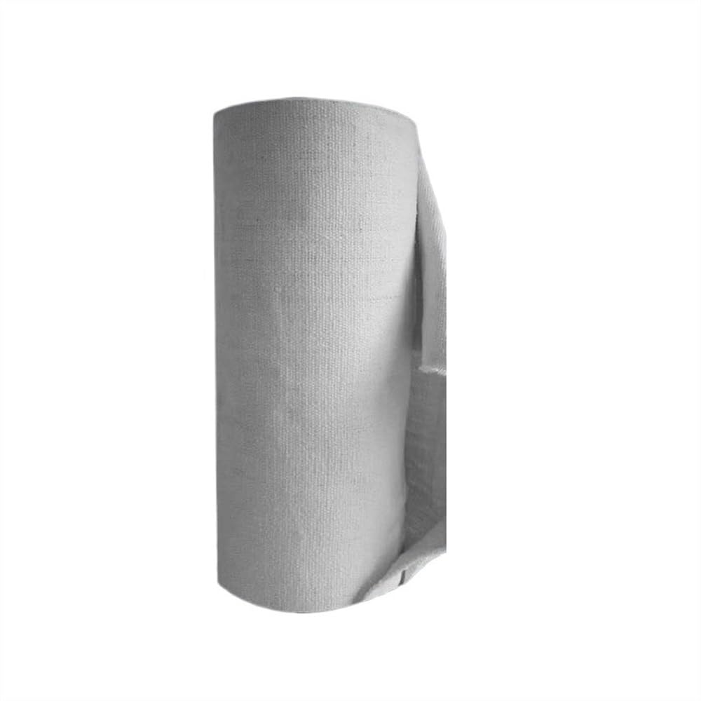 Paño compuesto de fibra de cerámica for horno, tela resistente a altas temperaturas, manta aislante de fuego de fibra de cerámica de 2/3/5/7 mm de espesor(1M X 1.5M X 2MM)