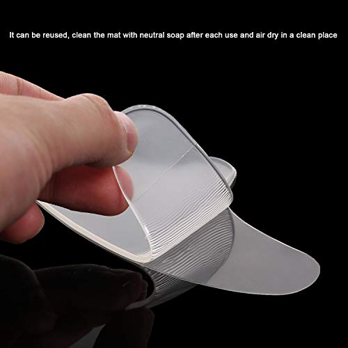 Andoer 5 PCS Reutilizável Anti Rugas Almofada Facial Silicone adesivo de remoção de Rugas Transparen