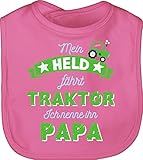Mein Held fährt Traktor: Als lustiger Baby Body oder Fun Shirt Kinder als perfektes Vatertagsgeschenk