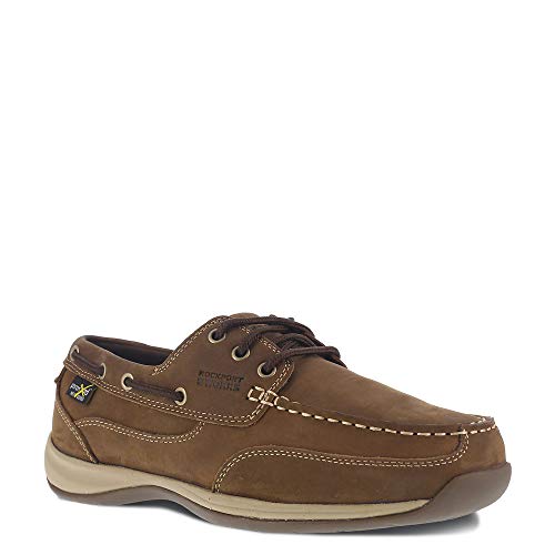 Image of Rockport Works Men's Sailing Club 3 Eye Tie Boat Shoe