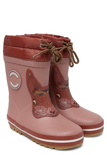 Bottes en caoutchouc doublées avec détails réfléchissants pour la sécurité des petits