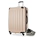 Produktbild Hauptstadtkoffer - Spree Hartschalen-Koffer-XL Koffer Trolley Rollkoffer Reisekoffer Erweiterbar, 4 Rollen, TSA, 75 cm, 119 Liter, Champagner +Gepäckgurt