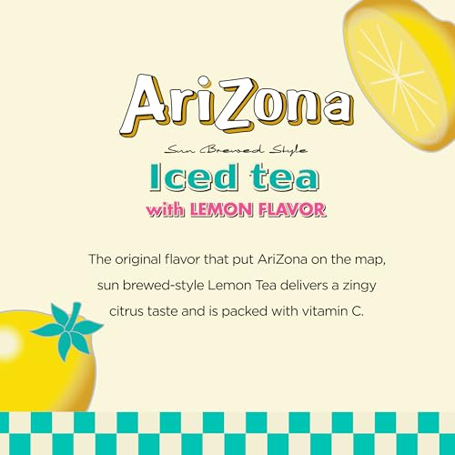 Image of AriZona Lemon Tea - Big Can, 22 Fl Oz (24 Pack)