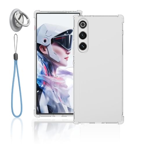 For RedMagic 10 Air P[X S NA یJo[ ԍڃz_[Ή YANMONGI Ot X^h@\ GAobO X}zP[X ϏՌ TPU op[ XN[ & Jی h~ ^ y gуJo[ 