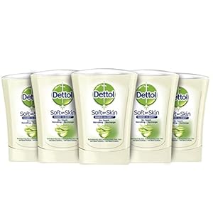 Dettol – Handzeep No Touch Navulling – Aloe Vera – 5 x 250ml – Grootverpakking De Dettol Store openen