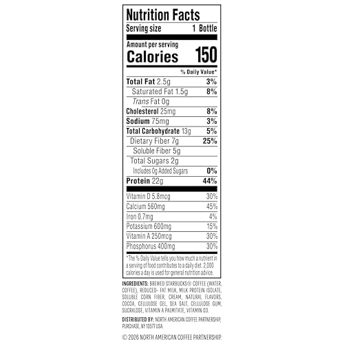 Starbucks Caffe Mocha Protein Coffee