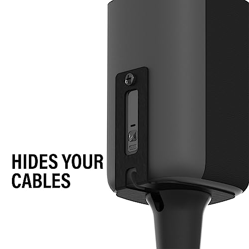 SANUS Speaker Stands for Roku Wireless - Fixed Height Speaker Stands Pair Designed Exclusively for Roku Soundbar & Sound System - Includes Carpet Spikes & Rubber Pads by Sanus - Used condition - Image 6
