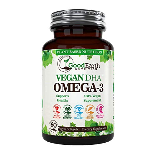 Vegan Omega 3 - Potent Plant Based Algal DHA derived from Marine Algae