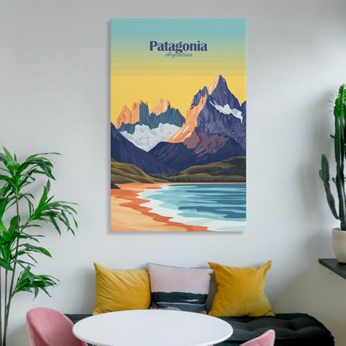 Affiche sur toile Patagonia Argentina tableau déco de qualité - 6