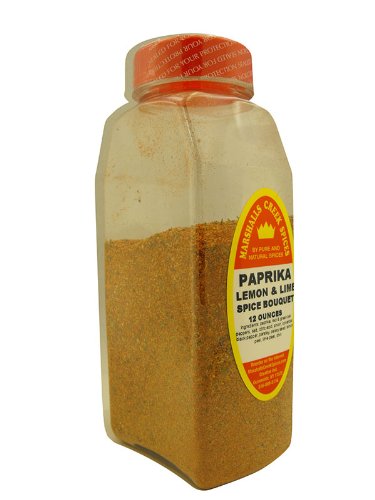 Marshalls Creek Spices XL Bajo en Sal, Paprika Limón y Lima, 12 Onzas