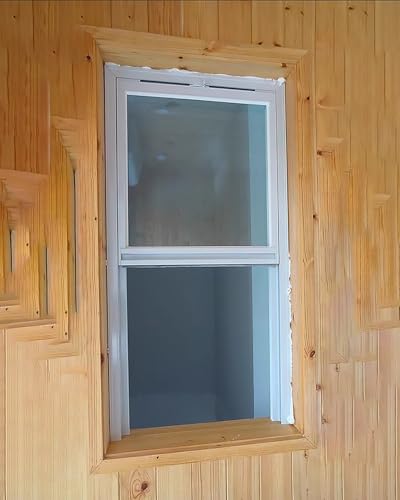 Finestra scorrevole verticale del montaggio a filo con la struttura di alluminio e vetro temperato per la ventilazione esterna della tettoia