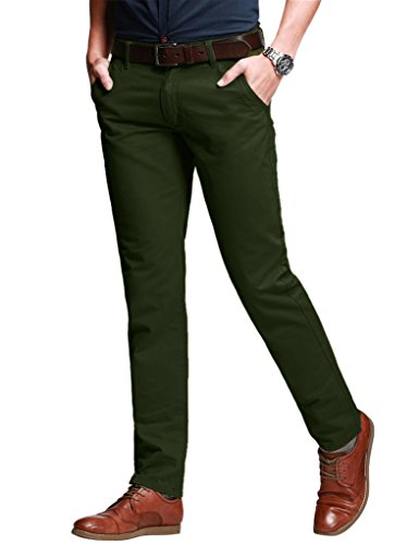 Image of Match Men's Regular Fit Comfort Stretch Casual Chino Pants