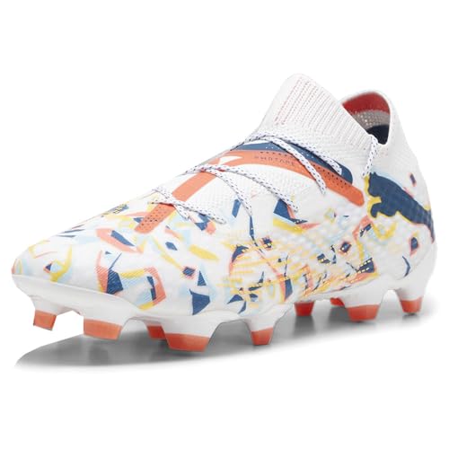 PUMA Mens Future 7 Ultimate Creativity Firm GroundAg Soccer Cleats - Blue, White2