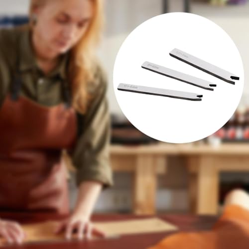 Esquirla 3x Conjunto de furadores de couro Ferramentas para artesanato em couro Ferramentas manuais