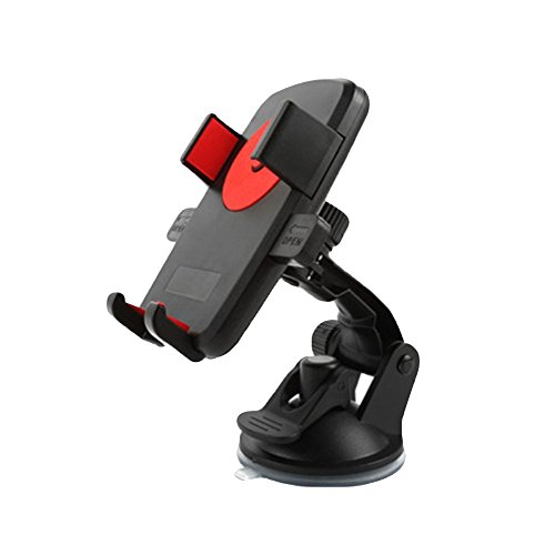 Lubier Support de voiture ventouse Support de téléphone portable de navigation de voiture Rotation de 360 degrés Installation simple Une conduite sûre
