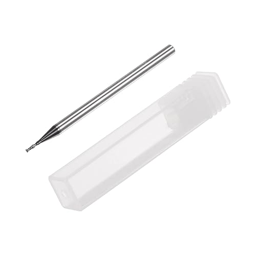 Miniatura 3 de HARFINGTON Molino de extremo cuadrado de 0.118 in x 0.315 in, corte de 0.118 in, mango de 0.118 in, carburo sólido con revestimiento AlTiN de 2