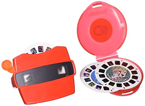 Red view master boxed set, with view master and container. 