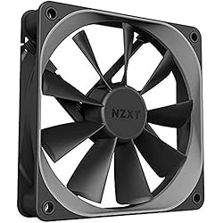 Ventilador Nzxt 140Mm NZXT AER F - RF-AF140-D1-140mm - Winglet Designed Fan Blades - Fluid Dynamic Bearings - PWM Air?ow Fans - Gaming Computer Fan - Twin Pack