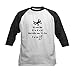 CafePress Kids Baseball Jersey Kids Cotton Baseball Jersey, 3/4 Raglan Sleeve Shirt Black/White