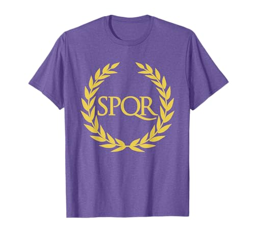 T-shirt antiga de Roma SPQR, Rede, S