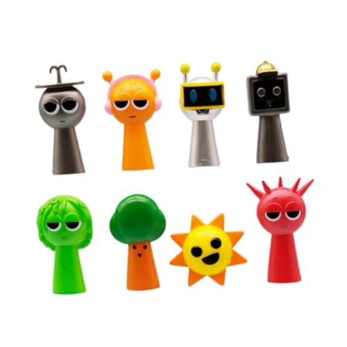 Image of ATORSE Sprunki Figures Set Gift Cute Cartoon Figurines for Kids Adults Fans Friend Style A|Toys & Hobbies