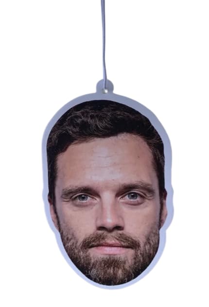 Sebastian Stan Car Air Freshener | Jasmine Scented | Bucky Barnes | Winter Soldier | Sebastian Stan Gifts | Funny Novelty Gifts