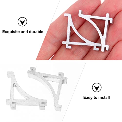 Angoily 10 Stücke Gefrierfach Kühlregal Klammer Kühlschrankklemme Kühlschrank Clip Clips Aluminium Kühlschrank