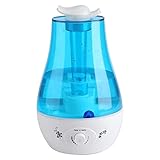 CAPACIDAD 3L: Gran capacidad del tanque de agua, sin necesidad de agregar agua constantemente, ideal para usar por la noche. También se puede utilizar en habitaciones con aire acondicionado para aumentar la humedad del aire.