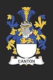 canton reference 9 k  Canton: Canton Coat of Arms and Family Crest Notebook Journal (6 x 9 - 100 pages)