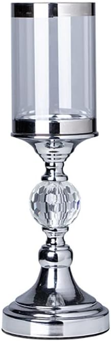 European Metal Ornaments Nordic Romantic Candles Special Glass Candlestick Western Food Table Retro Home