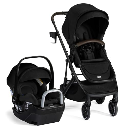 Britax Prism Travel System with Willow S Infant Car Seat — Raven Black