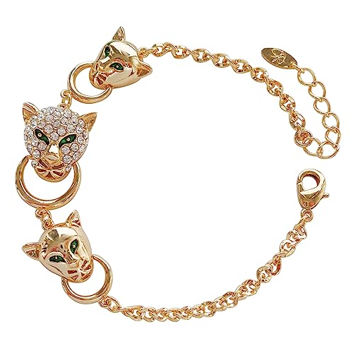Bracelet jonc Navachi plaqué or blanc 18 carats et cristaux blancs 17,8 cm