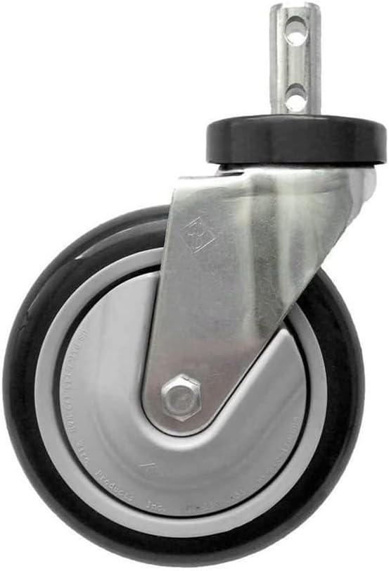 R&B Wire CSTR88G-4PK 5 in. Clean Wheel System Mega-Caster Gray - Pack of 4