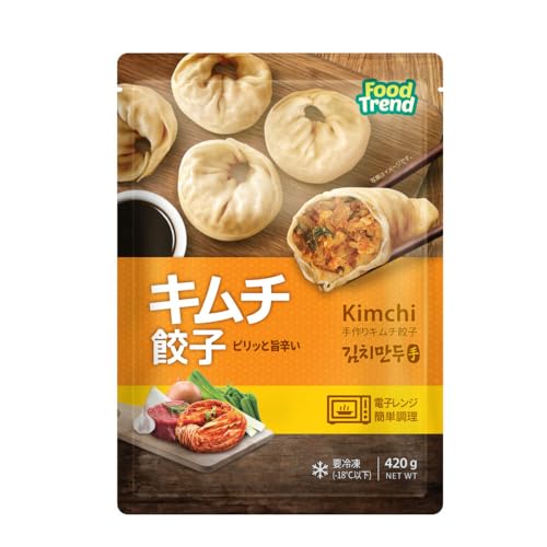 訳あり 賞味期限 2025年11月1日 冷凍【M&N】名家手作り キムチ餃子 420g、2袋 ・冷凍食品 食品 餃子 マンドゥ ドゥ