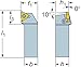 Sandvik Coromant 266LFG-244E CoroThread 266 Shank Tool for Thread Turning, 7" Overall Length, 2" Function Width