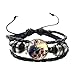 ZZXINZHU Attack On Titan Punk Lederarmband Kollektion Levi Ackerman Eren Jaeger Survey Corps Anime Armband Cosplay Fans Geschenk