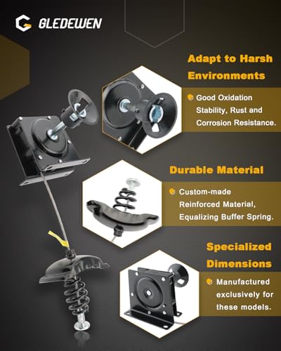 Image of Spare Tire Carrier, Compatible with 2000-2006 Toyota Tundra, Spare Tire Mount under Frame, Spare Tire Hoist, 5th Wheel Towing Winch with Offset Cable, Replaces# 519000C010, 519000C060, 924-529