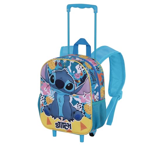 Disney Lilo et Stitch Colors-Sac à dos 3D à Roulettes...