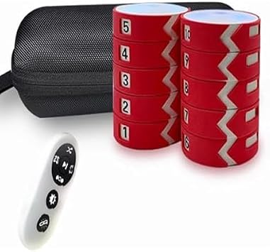 Agile Reaction Training Light - 8/10 Speed Training Equipment with Remote Control, 4 Modes & 4 Colors for Football, Boxing, Fitness & Sports Performance Improvement