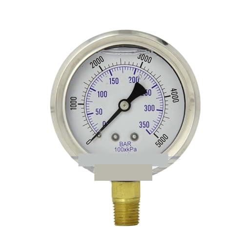 Mesure de pression 0-5 000 PSI ultra précise avec grand cadran lisible
