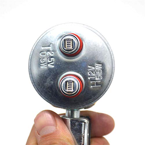 KIMISS Generador de luz 12V 6W para bicicleta, motor dinámico con cabeza de fricción, accesorio eléctrico trasero, ideal para iluminación y energía