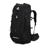 Bseash 60L Waterproof Lightweight Hiking Backpack with Rain Cover,Outdoor Sport Travel Daypack for Climbing Camping Touring