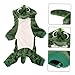 LIOOBO Puppy Dinosaur Fleece Dog Hoodie Comfortable Warmth Four-Legged Pet Clothes for Autumn Winter Cute Designer Pet Outfit for Daily Wear and Special Occasions
