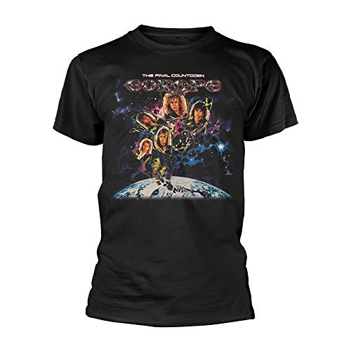 Europe The Final Countdown (Album) Official Tee T-Shirt Mens Unisex (Medium) Black