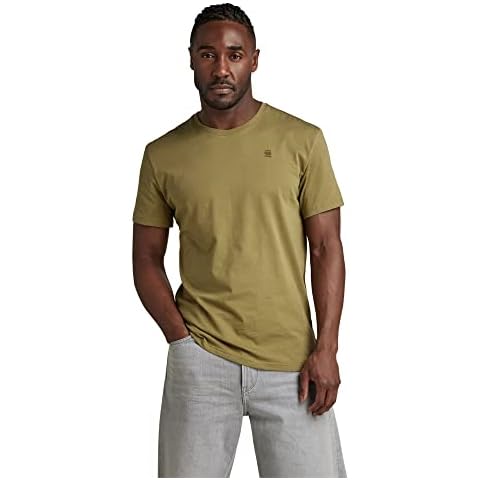 G-STAR RAW Men's Base-S T-Shirt, Grün (Smoke Olive 336-B212), L Cover