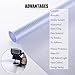 Privacy Window Films, Transparent Glass Tint Static Cling Treatment Reflects Rainbow Effect with Sunlight - Home Protection and Decorative, Heat Control, UV Prevention (17.7*78.7inch, Crystal Mosaic)