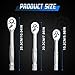 Ryrura 1/4 3/8/ 1/2 Inch Drive Ratchet Wrench Set,3-Piece Standard Socket Wrench Set,72-Tooth Quick Release,Reversible Ratcheting Feature with Metal Handle